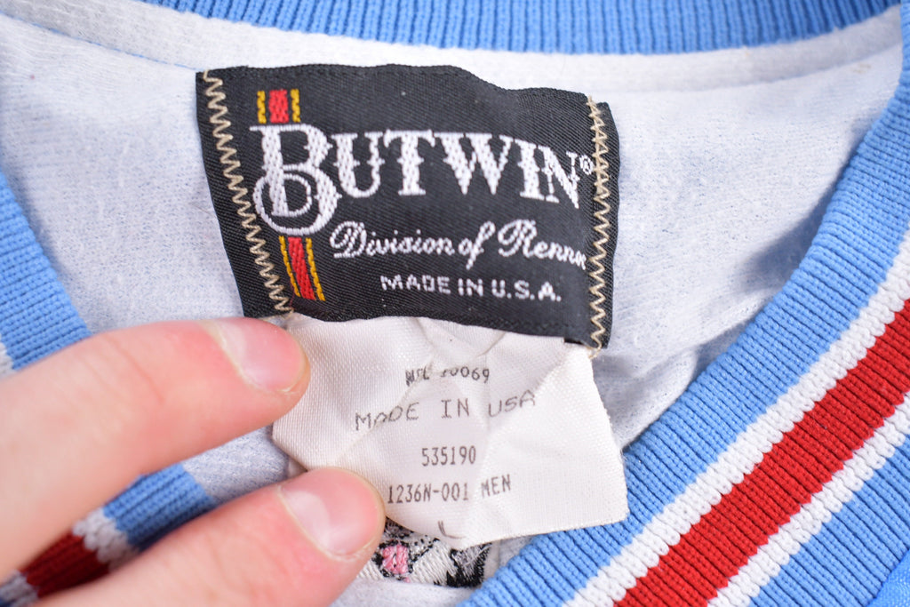 Vintage 1990s Butwin North Embroidered Pullover Windbreaker Jacket