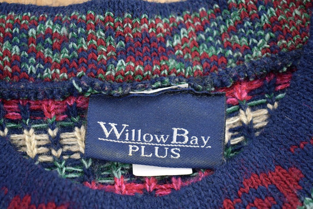 Vintage 1990s Willow Bay Knitted Crewneck Sweater