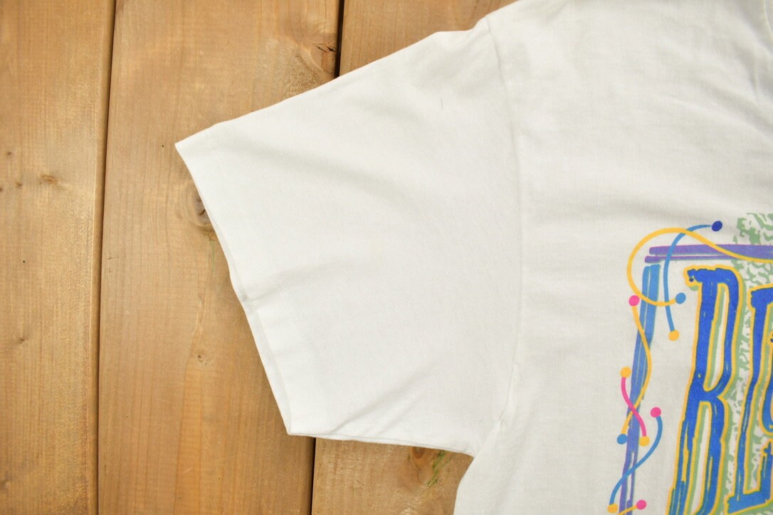 Vintage 1990s Blue Jeans for Babies Charity Graphic T-Shirt