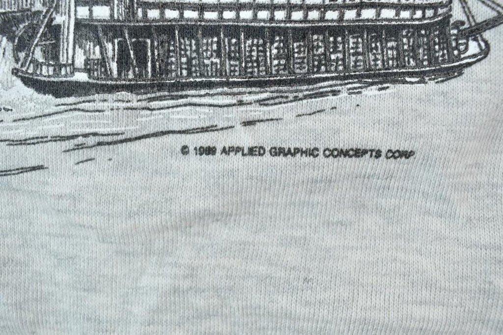 Vintage 1989 Mississippi River Crewneck Sweatshirt
