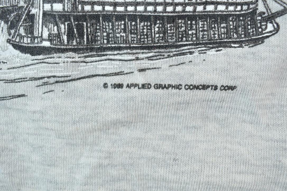 Vintage 1989 Mississippi River Crewneck Sweatshirt