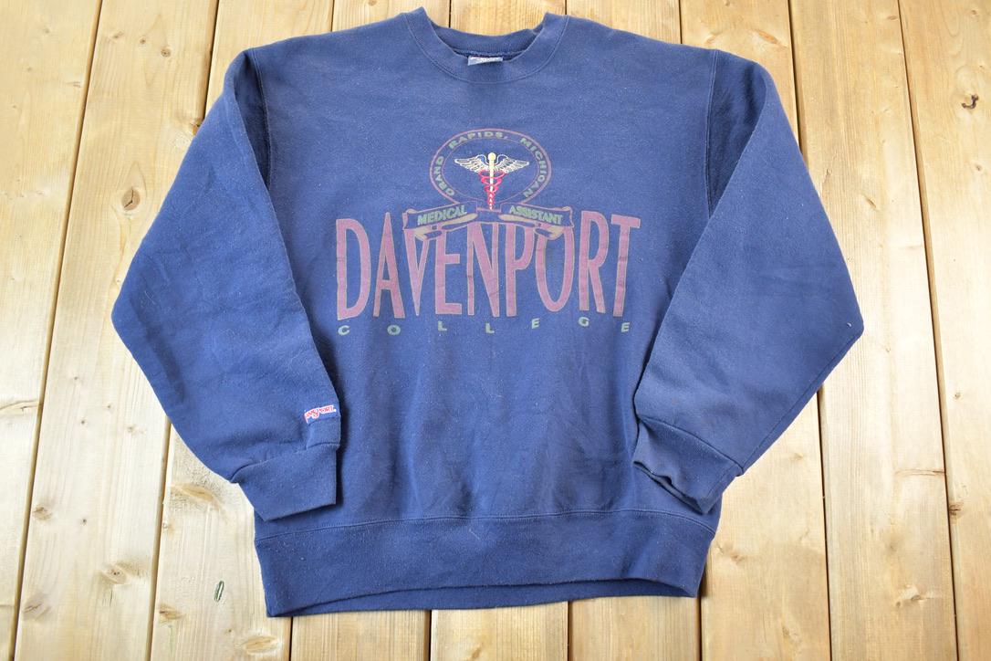 Vintage 1990s Jansport Davenport College Crewneck Mens L