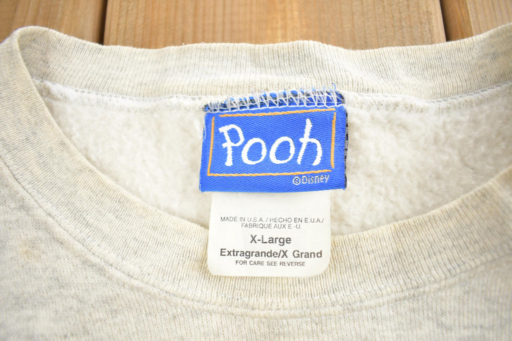 Vintage 1990s Winnie The Pooh Tigger Disney Crewneck Made In USA