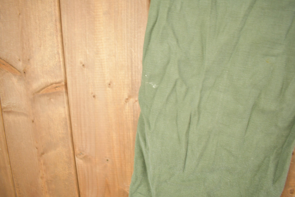 Vintage 1970s OG 107 Green Khaki Army Pants Size 28 x 29