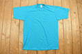 Vintage 1990s Jerzees Blue Blank T Shirt