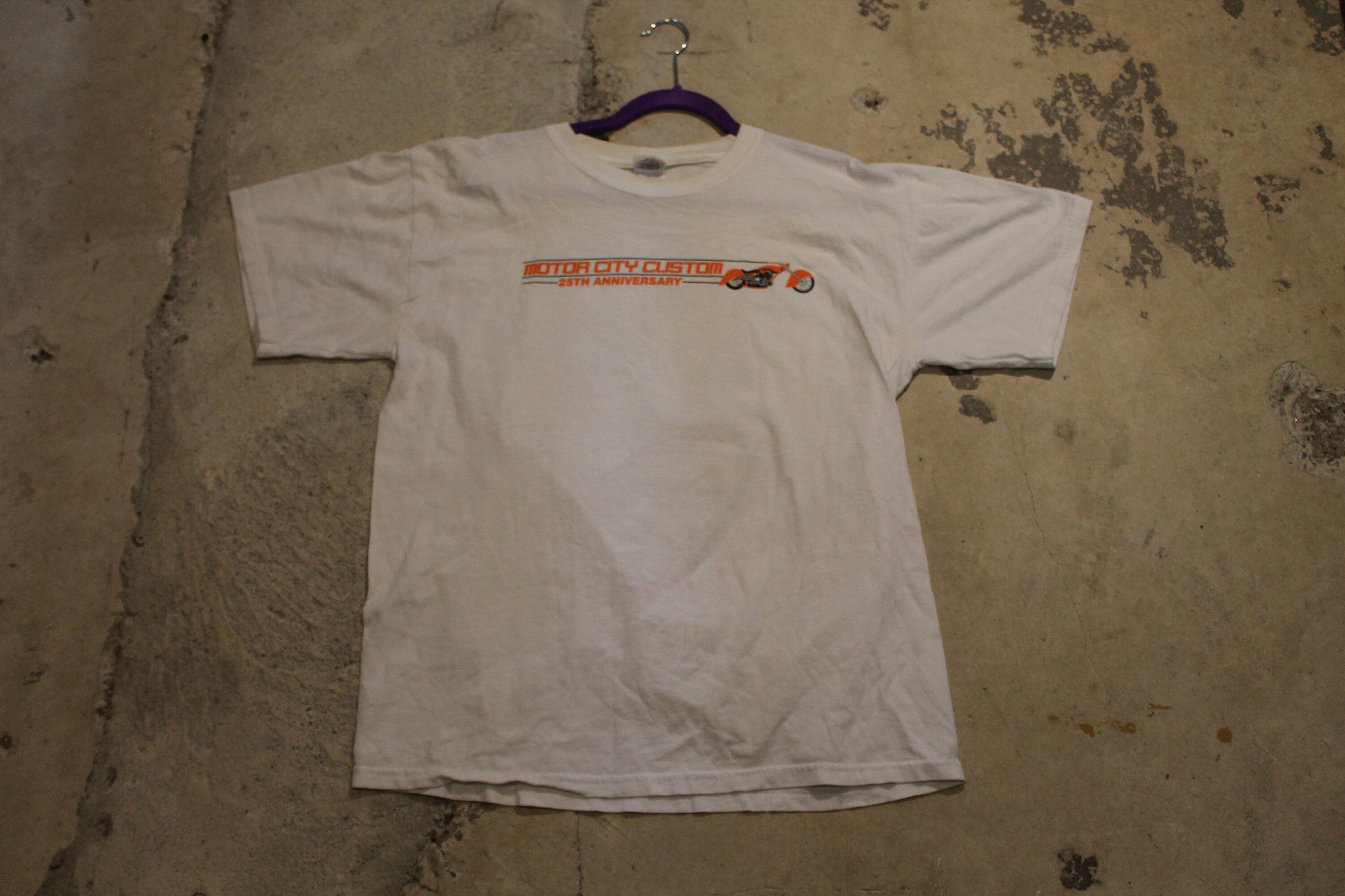 Vintage 1990s Motor City Customs Graphic T Shirt