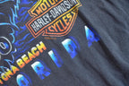 Vintage 2000 Daytona Beach Bike Week Harley Davidson Motorcycles Long Sleeve Graphic T-Shirt Made In USA