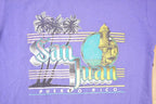 Vintage 1990s San Juan Puerto Rico Souvenir Travel T-Shirt Men's L