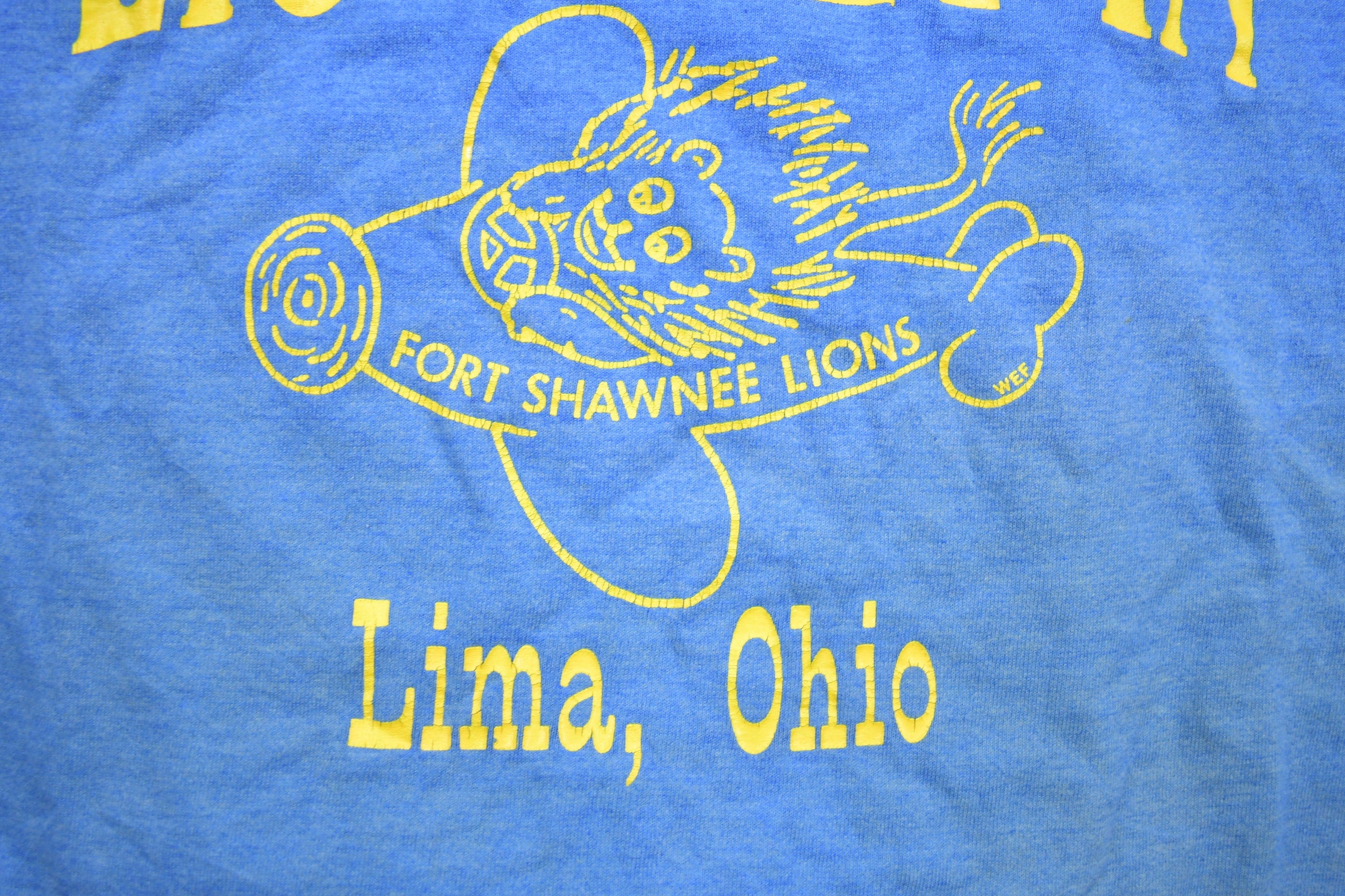 Vintage 1990s Lima Ohio Fort Shawnee Lions T-Shirt