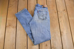 Vintage 1990s Levi's Women's 505 Red Tab Denim Jeans Size 26 x 32