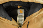 Vintage 1990s Carhartt Distressed Hooded Jacket Men's Medium