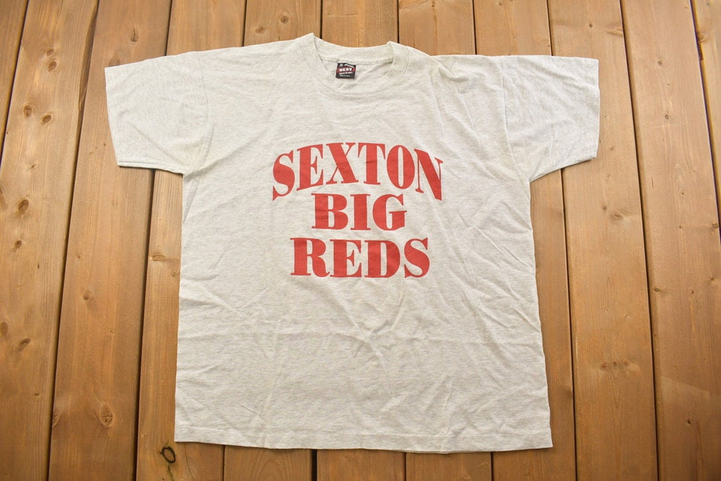Vintage 1990s Sexton Big Reds Graphic T Shirt