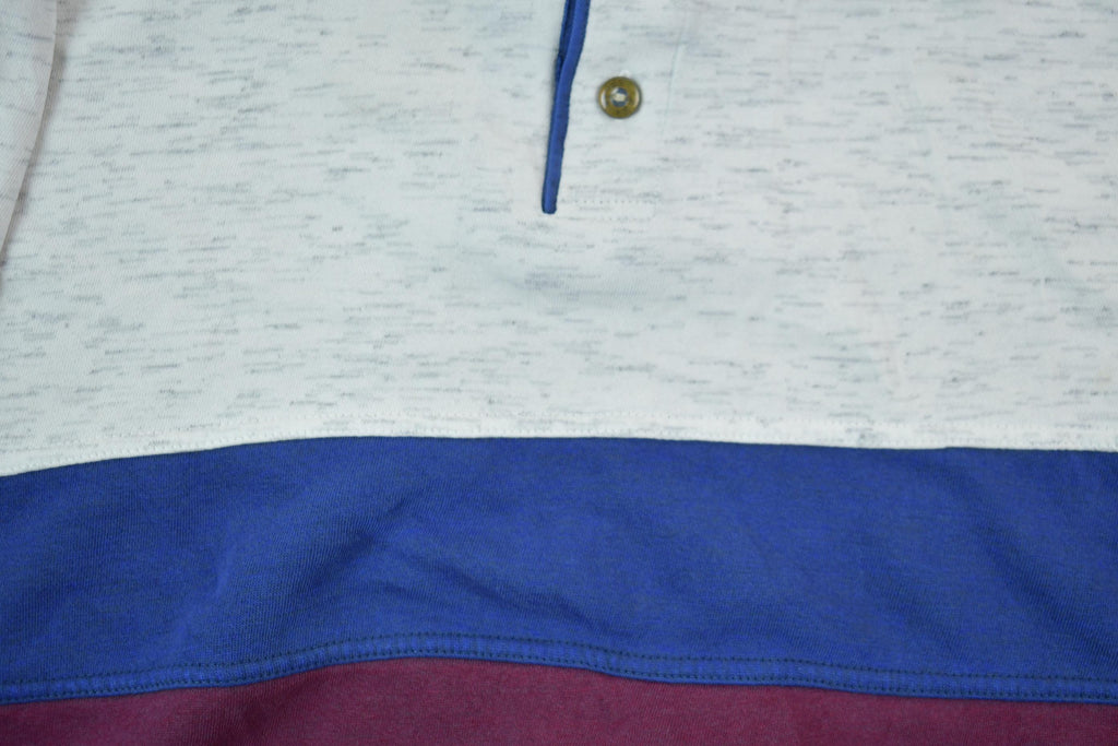 Vintage 1990s Three Tone Fleece Sweater