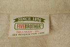 Vintage 1990s Blank Tan Five Brother Button Up Shirt