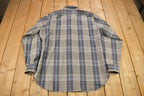 Vintage 1970s Pendleton Plaid Button Up Shirt