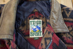 Vintage 1990s Aztec Navajo Western Wool Blend Jacket Men's L