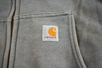 Vintage 1990s Carhartt Zip Up Insulated Hoodie Made In USA