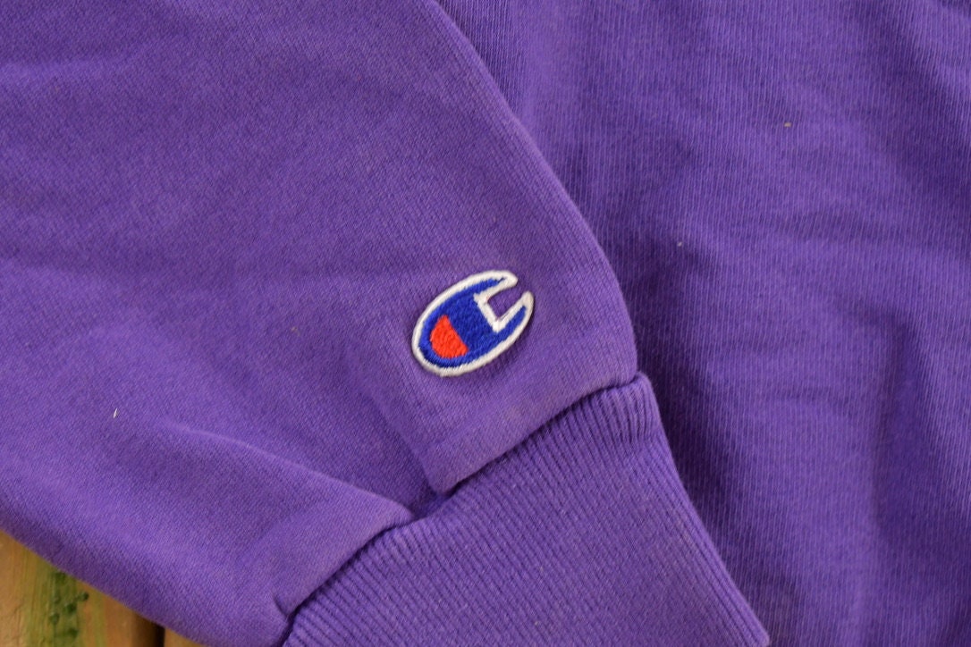 Vintage 1990s Purple Champion Reverse Weave Crewneck