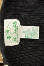 Vintage 1990s Embroidered Knitted Button Up Sweater Vest