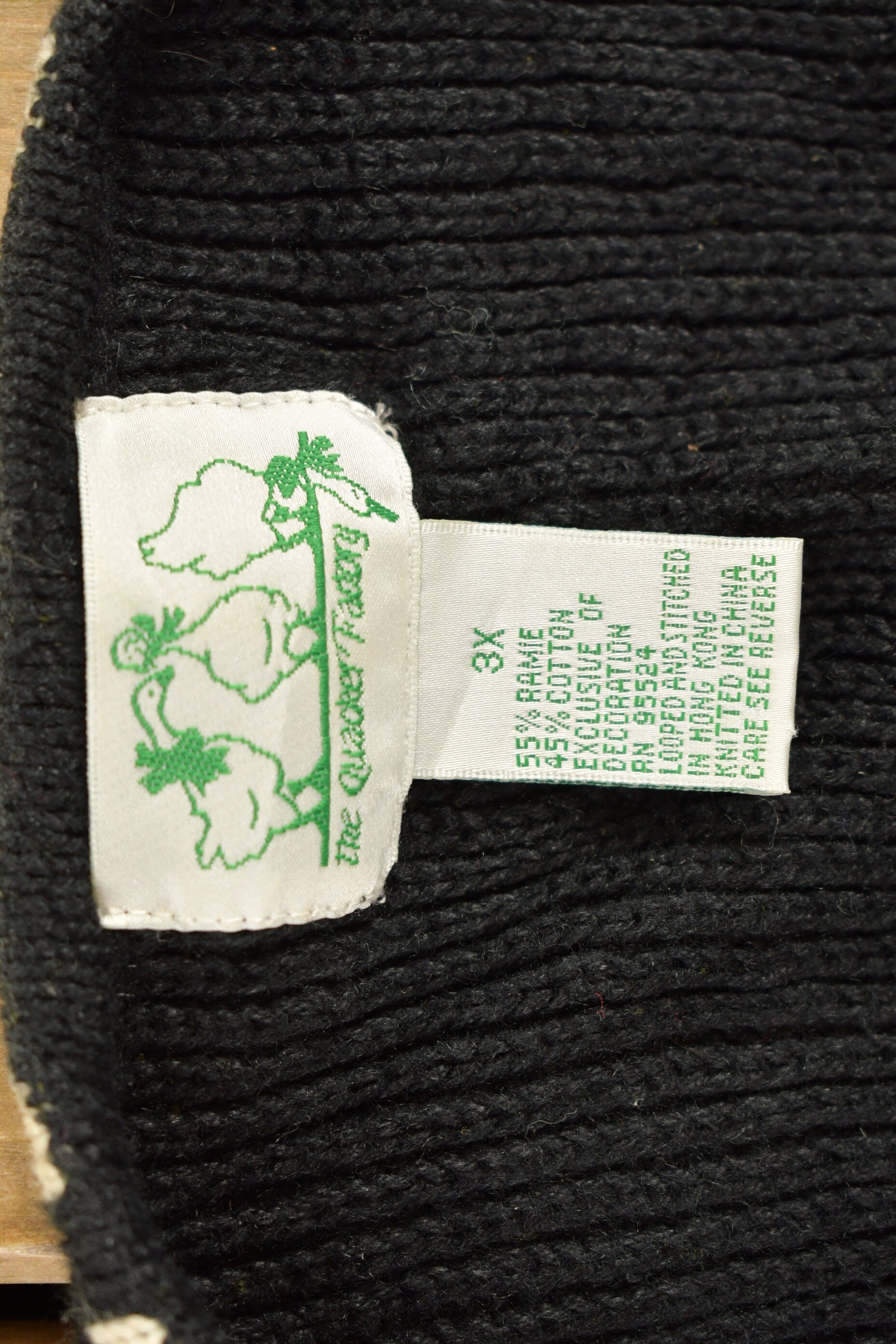 Vintage 1990s Embroidered Knitted Button Up Sweater Vest