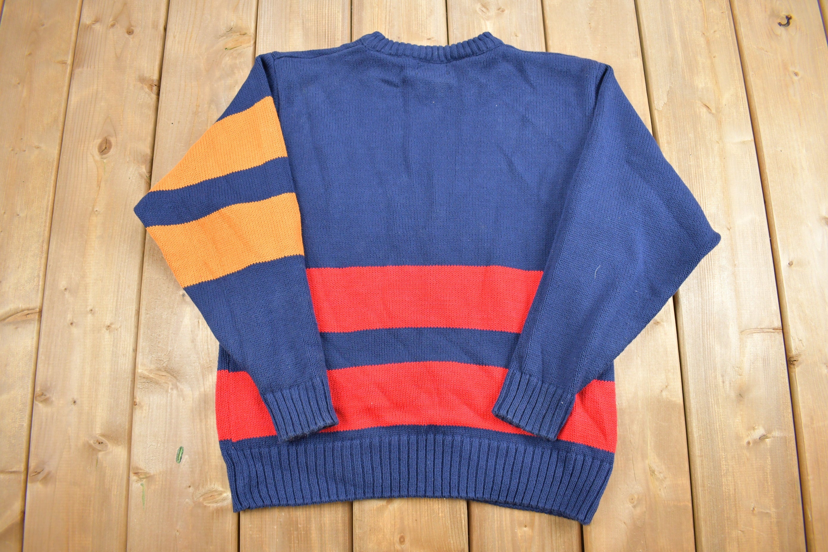 Vintage 1980s James River Trader Knit Crewneck Sweater