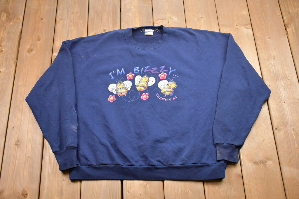 Vintage 1990s I'm Bizzy Bee Crewneck