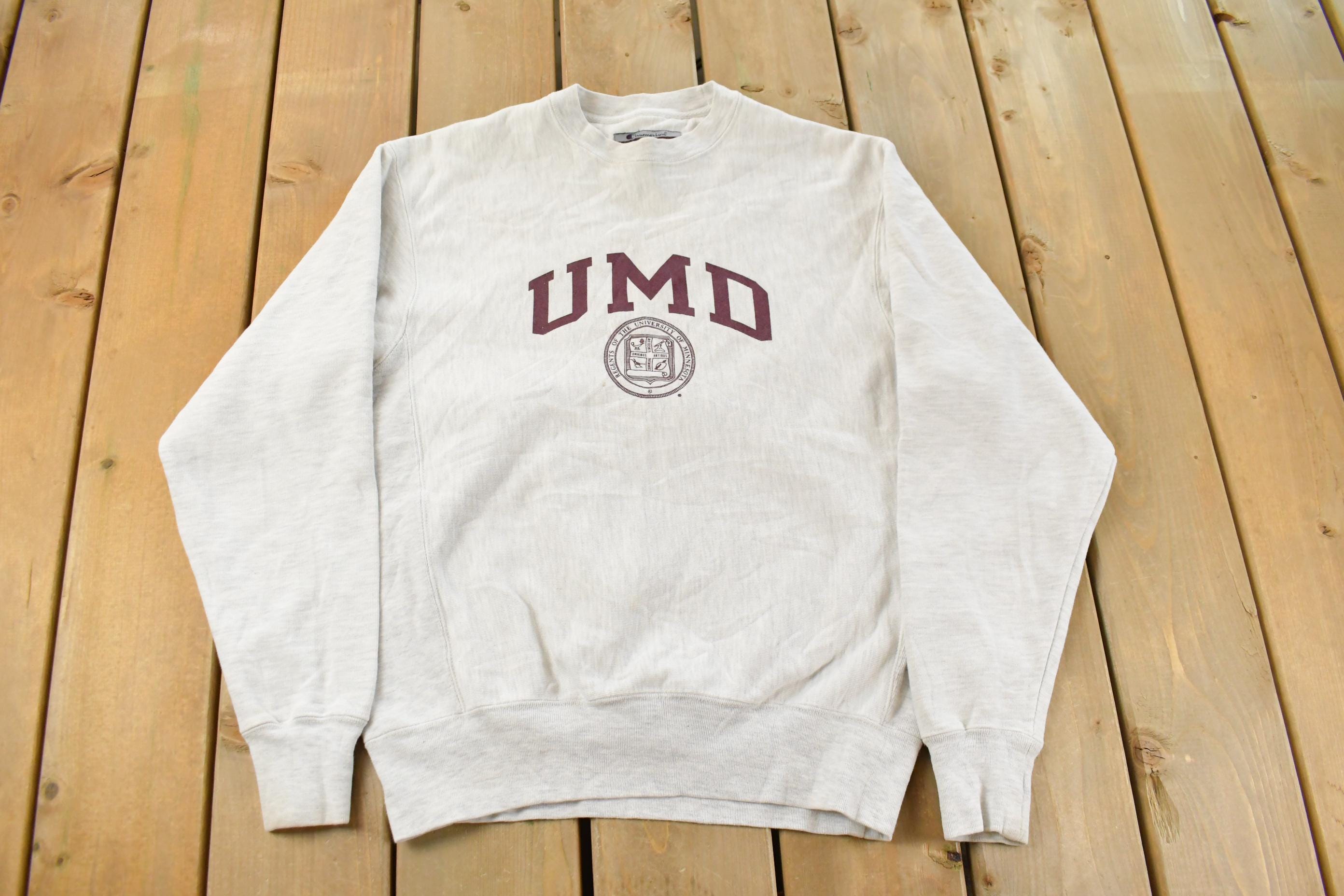 Vintage 1990s University of Minnesota Champion Reverse Weave Crewneck Sweatshirt Men's Small