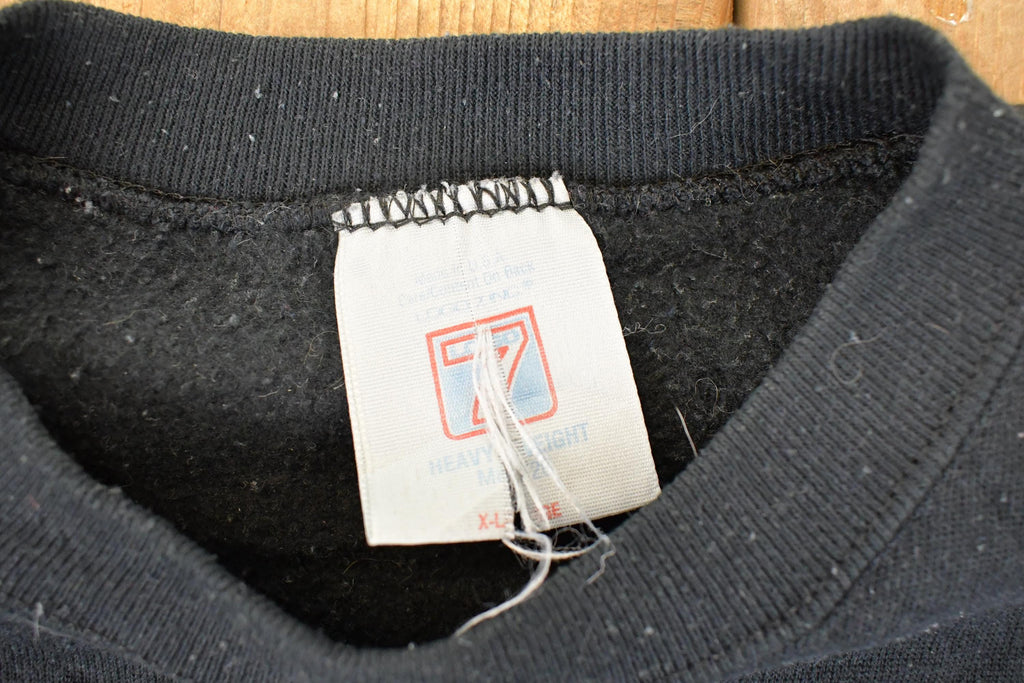 Vintage 1990s Cape Cod Logo 7 Graphic Print Crewneck Sweatshirt Men's L