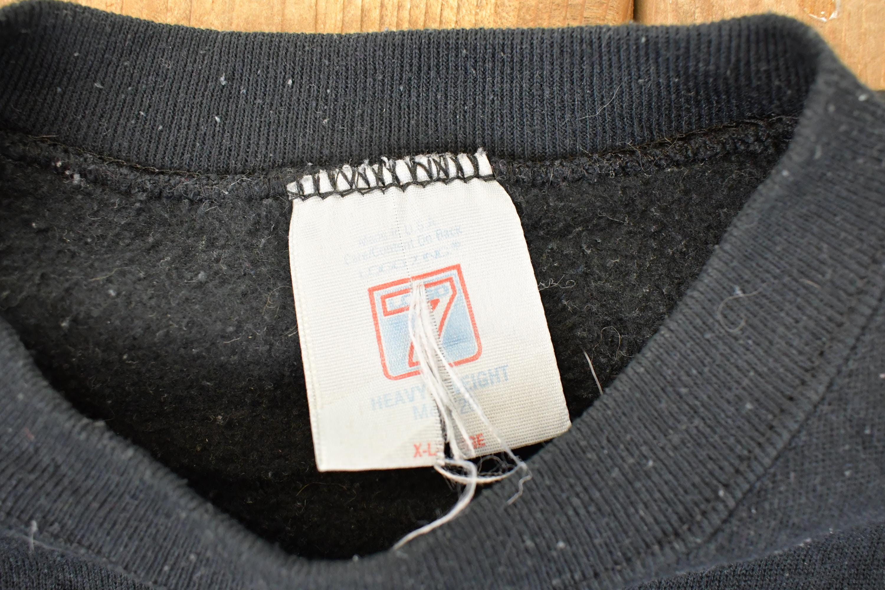 Vintage 1990s Cape Cod Logo 7 Graphic Print Crewneck Sweatshirt Men's L