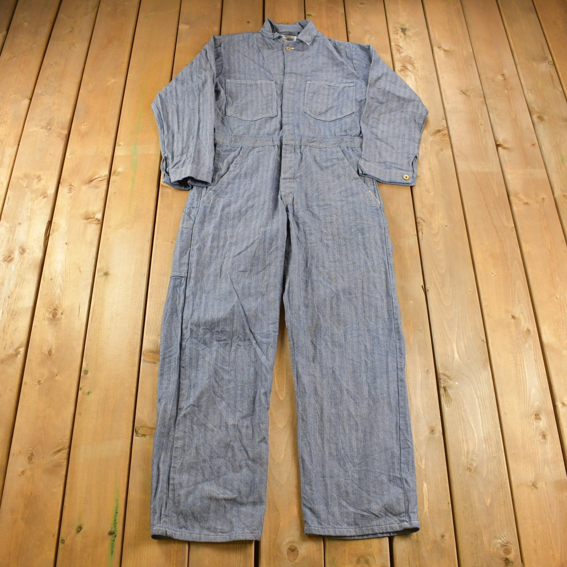 Vintage 1990s Stonecutter Universal Overall Jumpsuit Size 40