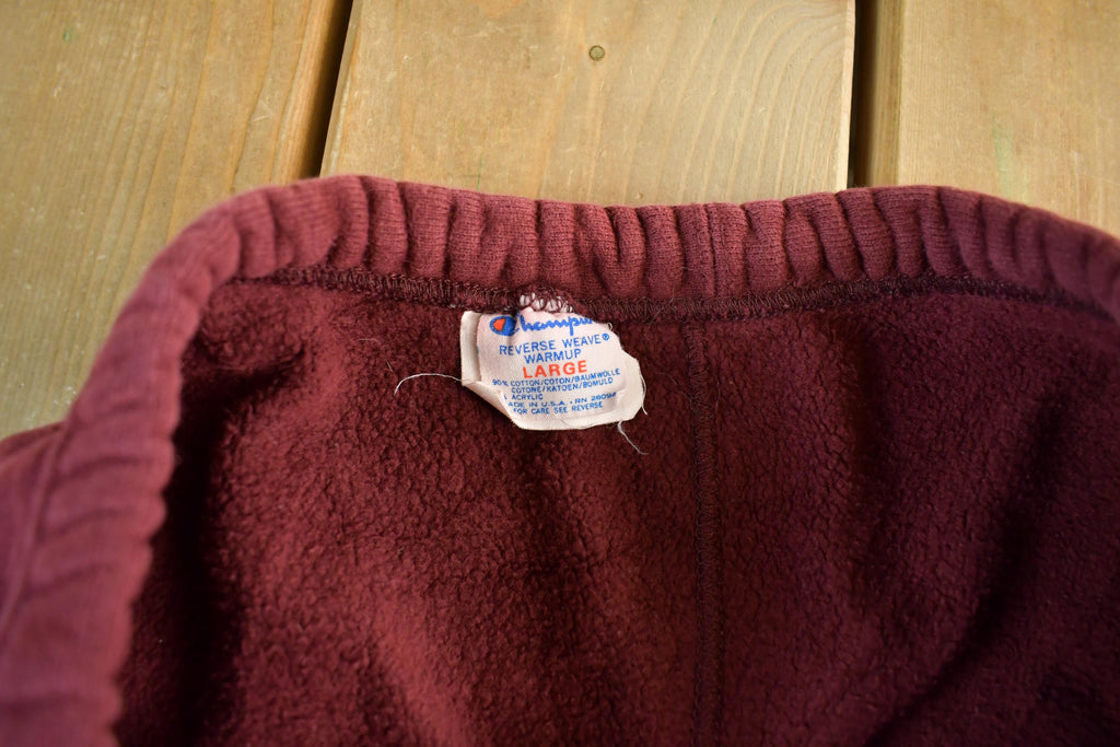 Vintage 1980s Champion Reverse Weave Warm Up Sweatpants Men's Large