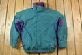 Vintage 1990s Columbia Bugaboo Aztec Collar Lined Ski Jacket