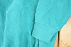 Vintage 1990s FOTL Blank Teal Crewneck Sweatshirt Men's S
