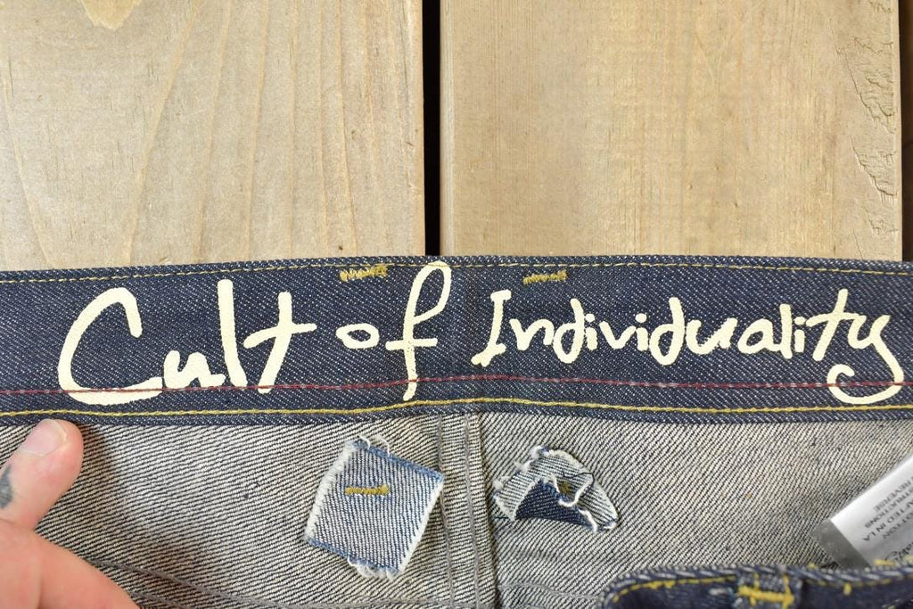 Vintage 1990s Japanese Denim Cult Of Individuality Jeans Size 34