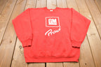 Vintage 1980s GM Proud Raglan Crewneck Sweatshirt