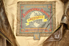 Vintage 1990s Adventure Bound Leather Varsity Jacket