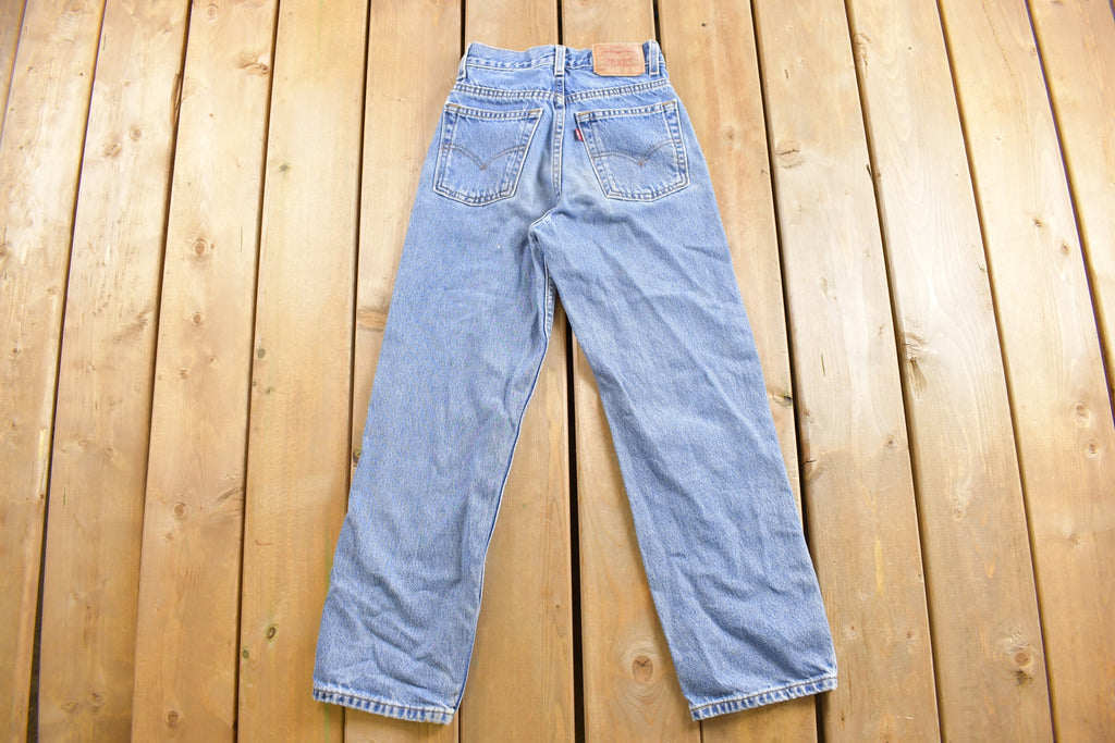 Vintage 1990s Levi's 550 Red Tab Denim Jeans Size 24 x 25