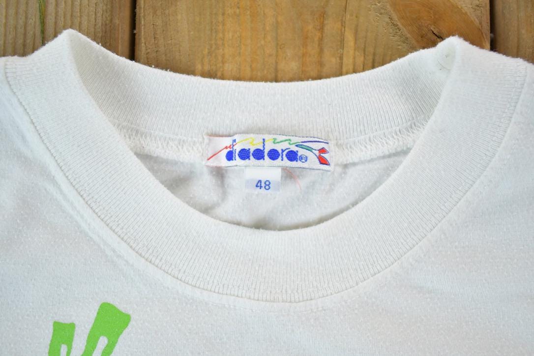 Vintage 1990s Diadora Graphic Soccer T-Shirt