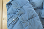 1980s Struggle Gear Blue Down Filled Puffer Jacket Mens L