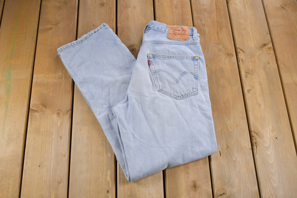 Vintage Y2K Levi's 550 Red Tab Relaxed Fit Denim Jeans Size 30 x 31
