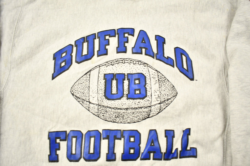 Vintage 1990s University of Buffalo Bulls Champion Reverse Weave Collegiate Crewneck