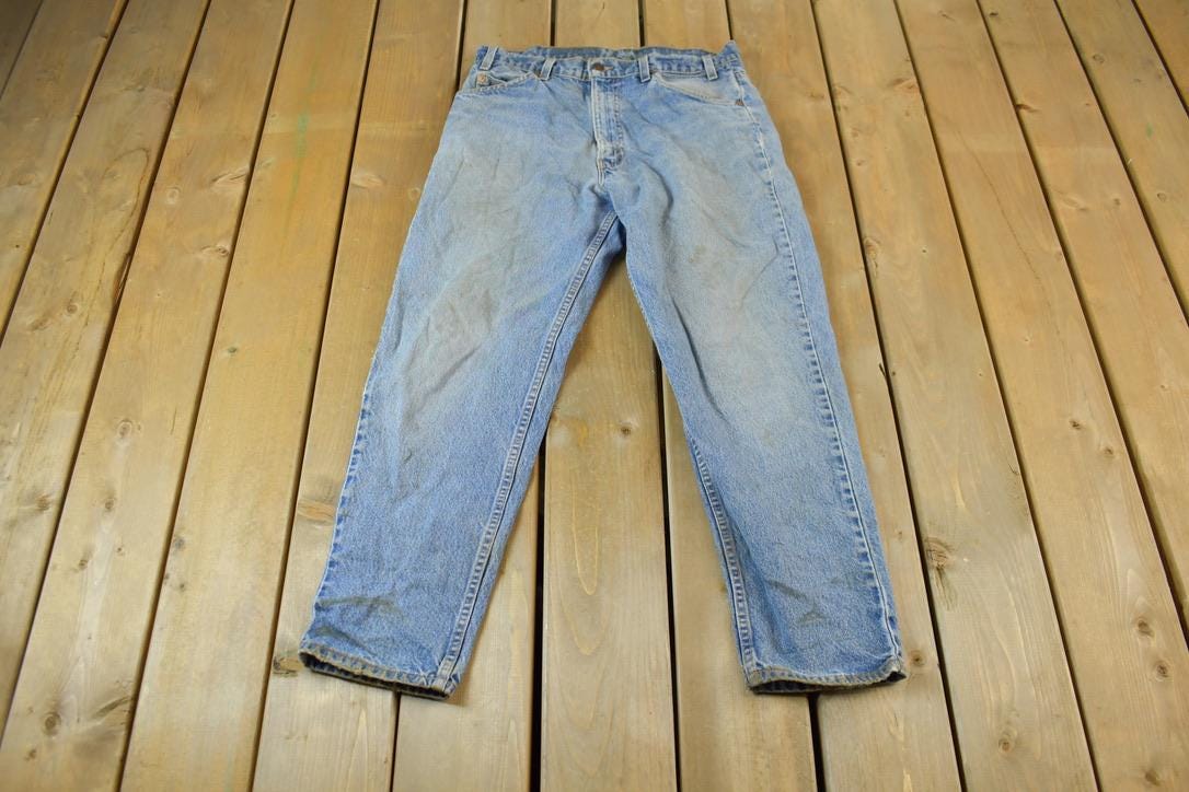 Vintage 1990s Orange Tab 550 Levis Denim Jeans Size 31 x 29