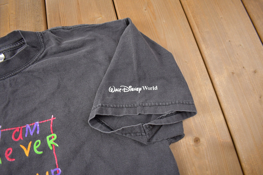 Vintage 1990s I Am Never Growing Up Disney T-Shirt