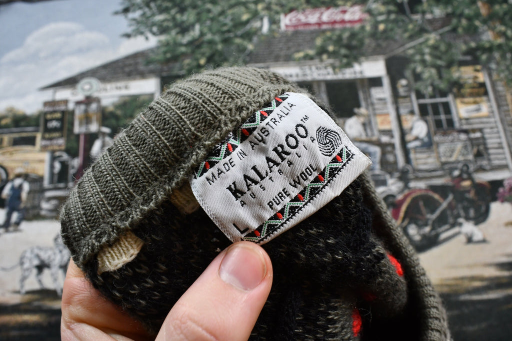 Vintage 1990s Kalaroo Australia 3D Cable Knit Sweater