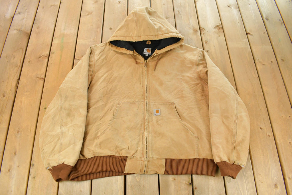 Vintage 1990s Carhartt Hooded Jacket Men's 2XL
