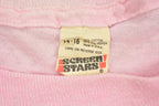 Vintage 1980s Camp Chautauqua Pink Youth Souvenir T Shirt