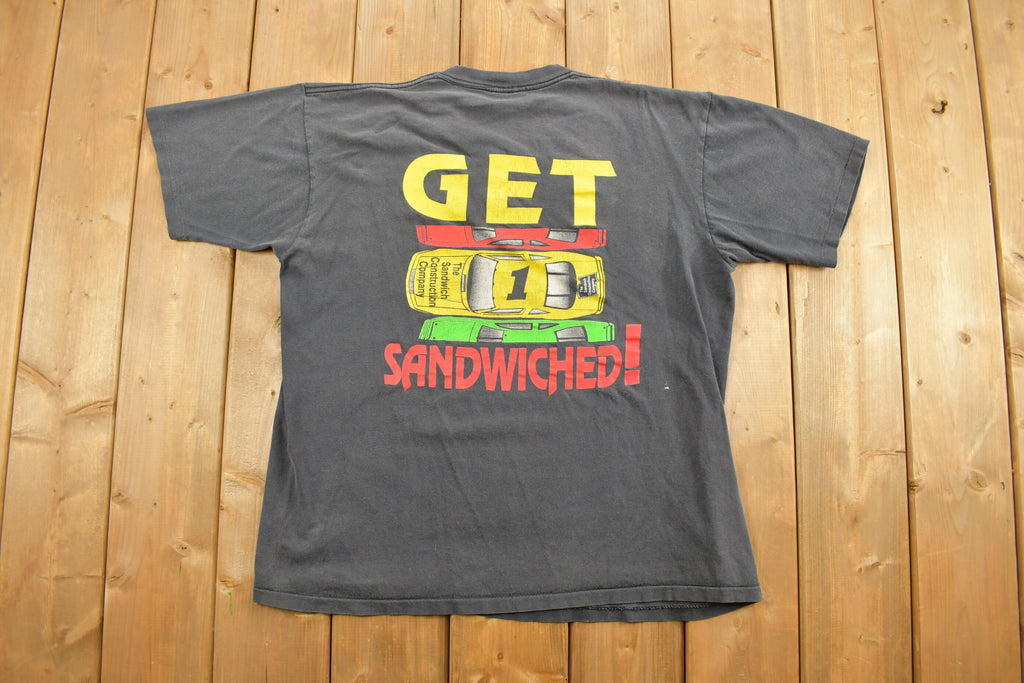 Vintage 1990s Get Sandwiched Sports Bar T Shirt