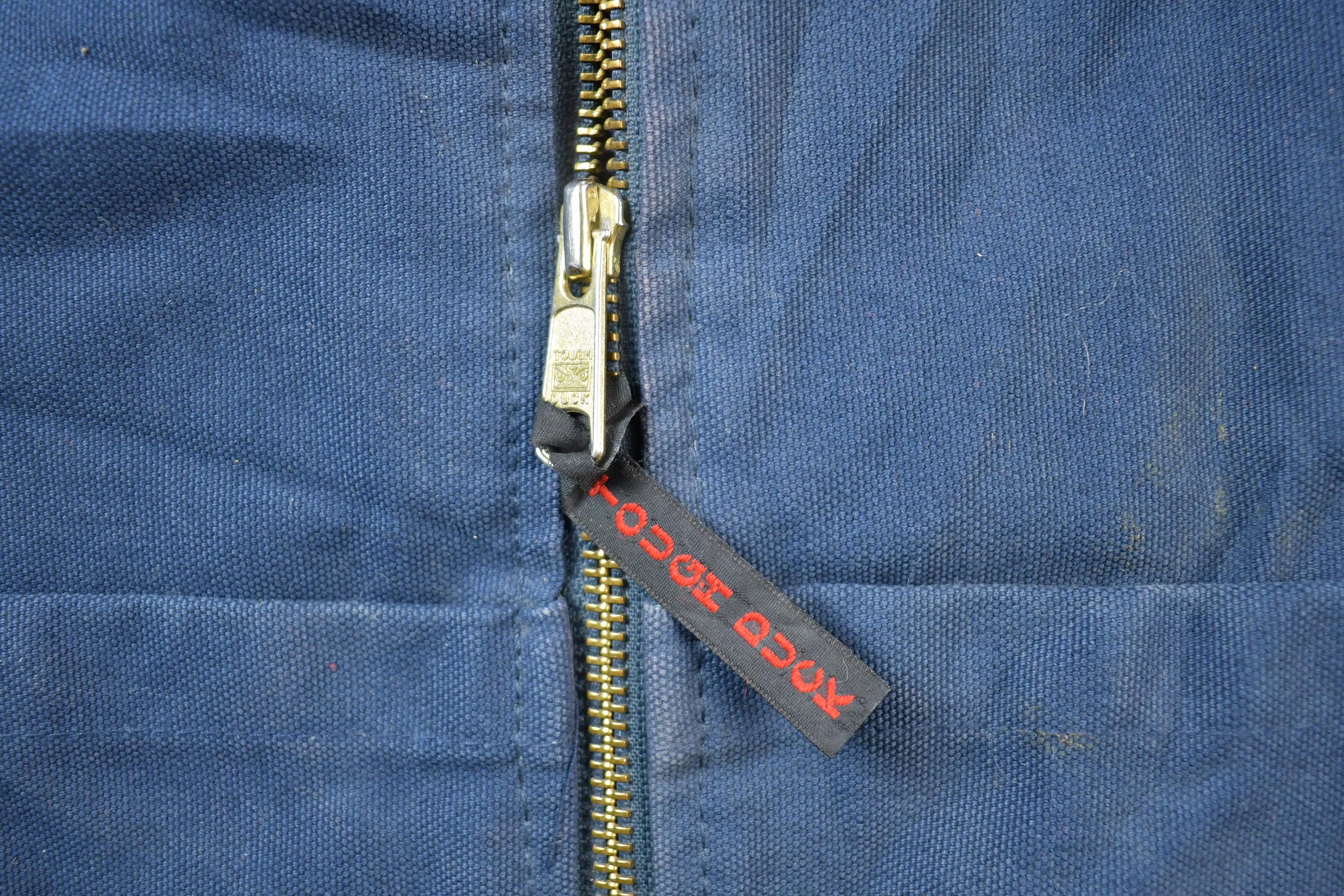 Vintage 1990s Tough Duck Distressed Work Vest Jacket Made In Canada