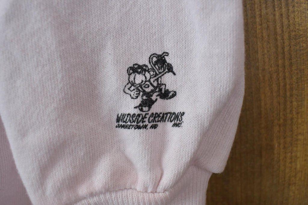 Vintage 1990s Jamestown North Dakota Neon Design Crewneck Sweatshirt