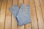 Vintage 1990s Levi's 505 Red Tab Denim Jeans Size 33 x 30